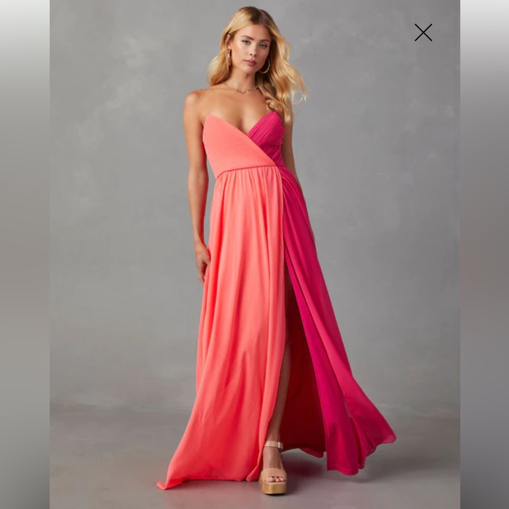 VICI Boutique Maniju Brand Sorbet Maxi Dress XL, NWT